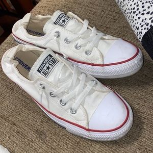 Women’s White Converse All-Star Shoes